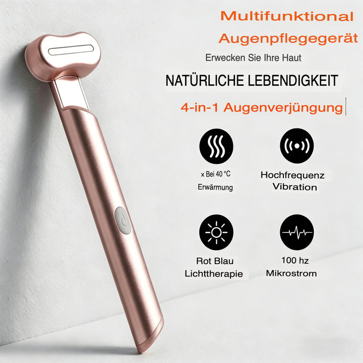 GlowWand Pro | 4-in-1 LED Gesichts- &amp; Augenmassagegerät