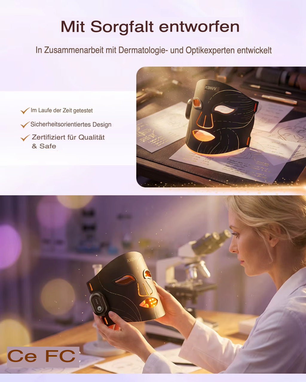 850nm NIR LED Gesichtsmaske