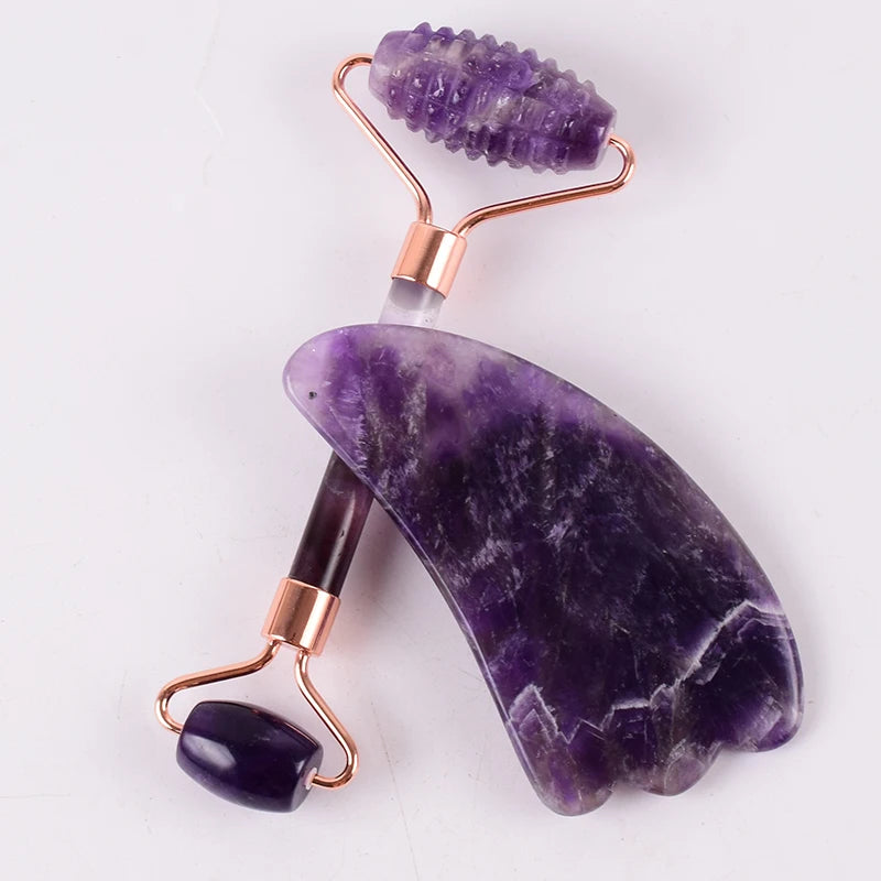Aura of Amethyst – Premium Gesichtsmassage-Set