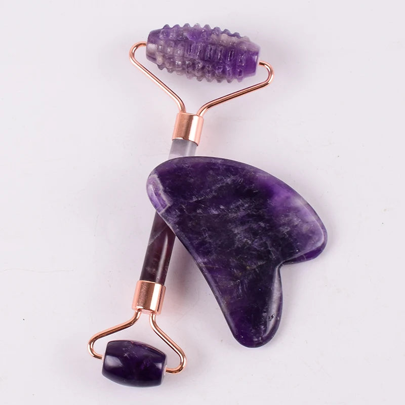Aura of Amethyst – Premium Gesichtsmassage-Set