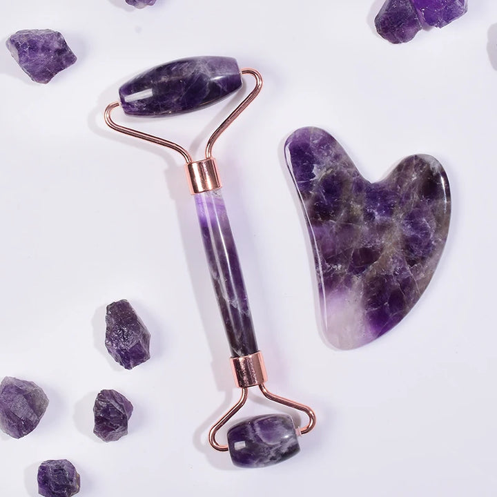 Aura of Amethyst – Premium Gesichtsmassage-Set
