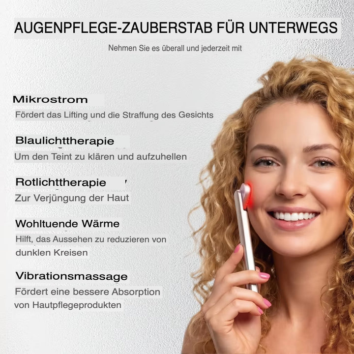 GlowWand Pro | 4-in-1 LED Gesichts- &amp; Augenmassagegerät