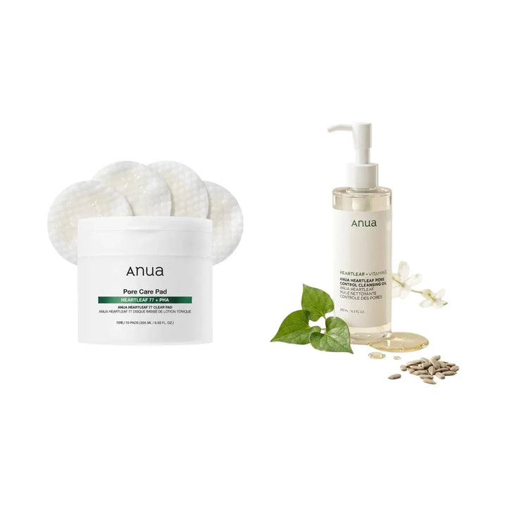 Anua Glass Skin &amp; Pore Control Bundle